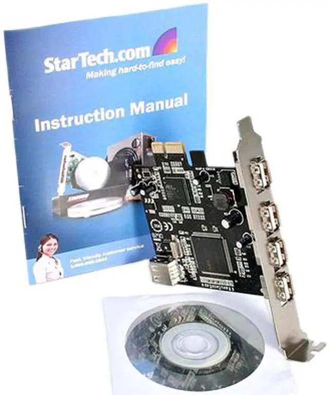 Alt view image 5 of 5 - StarTech 5 Port PCI Express USB 2.0 Adapter Card