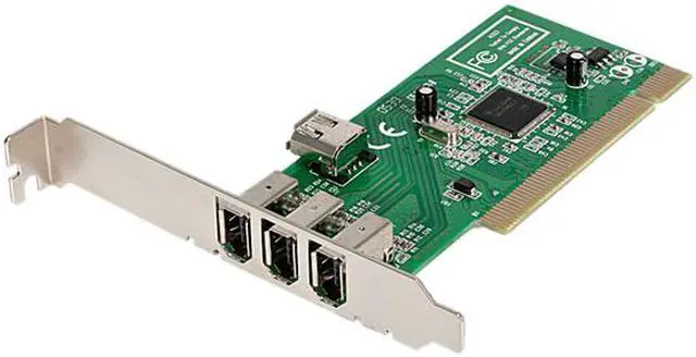 Alt view image 2 of 6 - StarTech.com 4 port PCI 1394a FireWire Adapter Card Model PCI1394MP