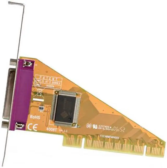 Alt view image 3 of 5 - StarTech.com Value 1 Port EPP/ECP Parallel PCI Card Model PCI1P