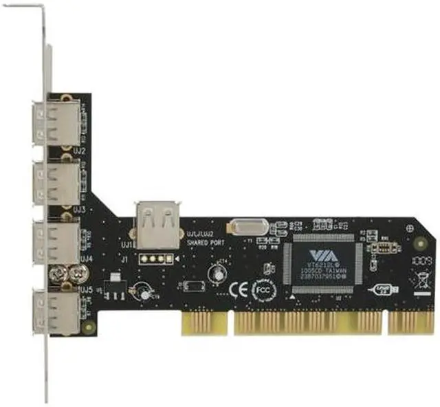 Alt view image 3 of 6 - StarTech PCI420USB 4 Port PCI High Speed USB 2.0 Adapter Card