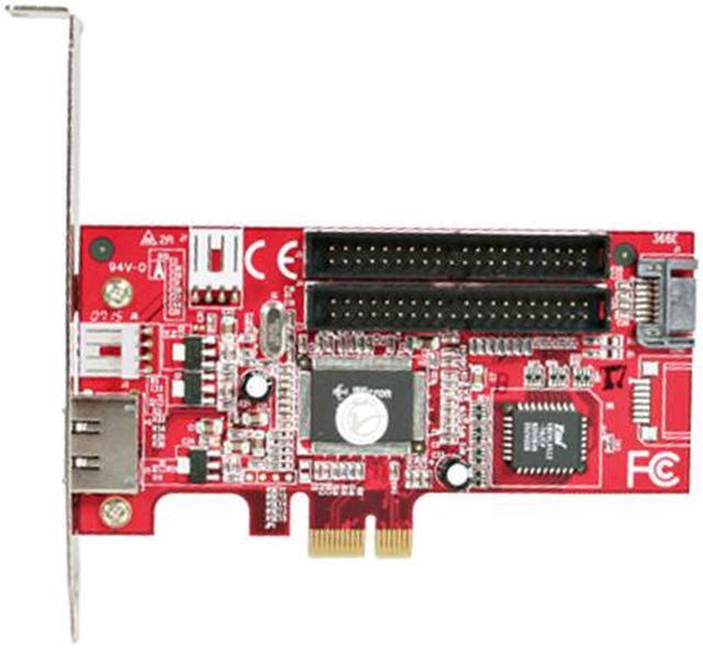 Alt view image 3 of 7 - StarTech.com PCI Express SATA IDE Combo Controller Adapter Card Model PEXSAT2IDE2 - OEM