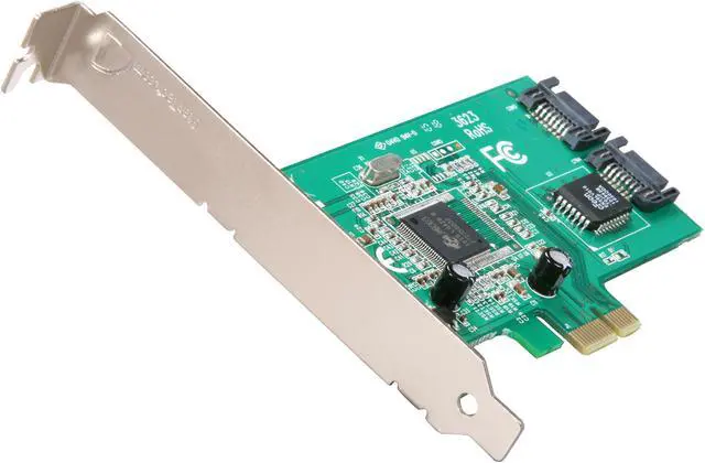 Main image of StarTech.com 2 Port PCI Express Internal SATA Controller Card Model PEXSATA22I