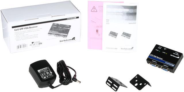 Alt view image 6 of 5 - StarTech.com VGA over CAT 5 Remote Receiver ST121R for Video Extender