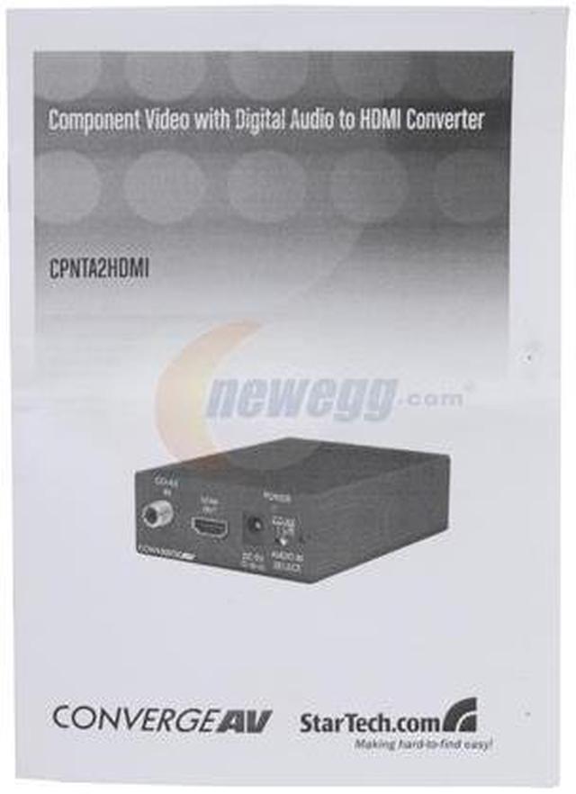 Alt view image 7 of 7 - StarTech.com Component to HDMI Video Converter with Audio CPNTA2HDMI