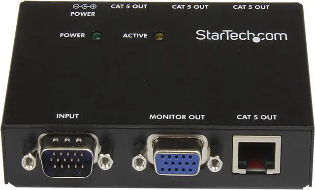 Alt view image 2 of 3 - StarTech.com 4 Port VGA Video Extender over Cat 5 ST1214T