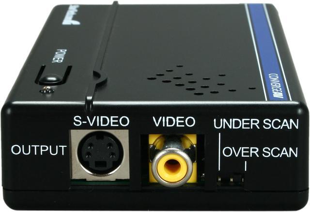 Alt view image 4 of 6 - StarTech.com VGA2VID High Resolution VGA to Composite (RCA) or S-Video Converter - PC to TV Video Adapter - 1600x1200 RGB to TV