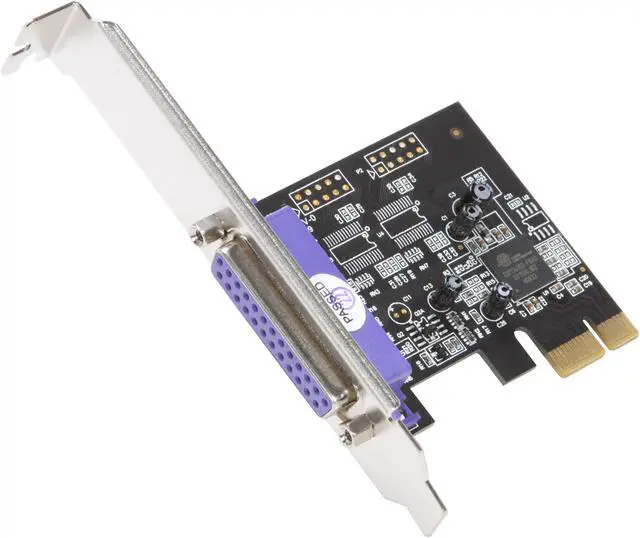 Main image of StarTech.com PEX1P 1 Port PCI Express Dual Profile Parallel Adapter Card - SPP/EPP/ECP - 2x DB25 IEEE 1284 PCIe Parallel Card