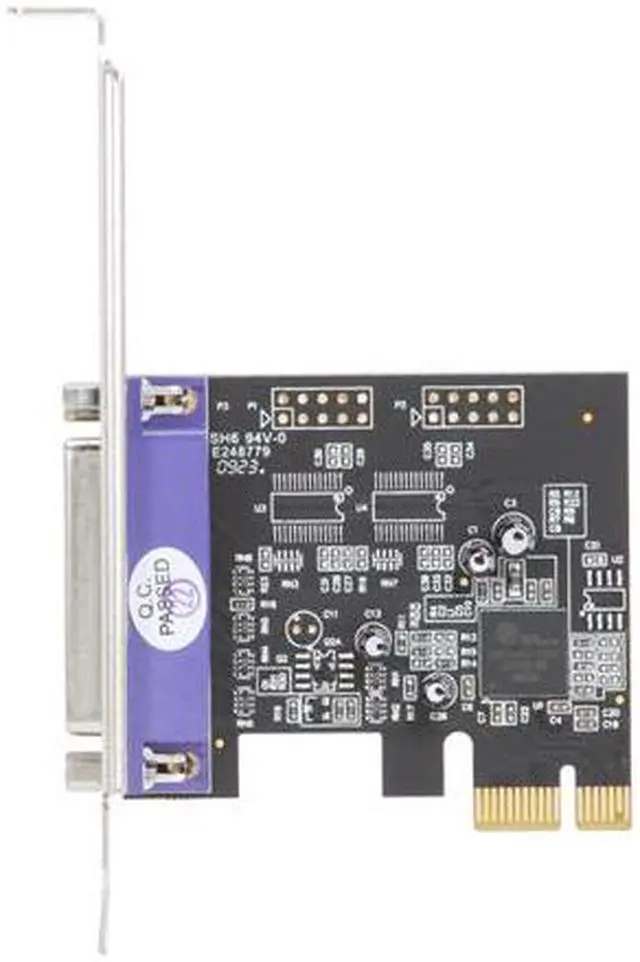 Alt view image 3 of 5 - StarTech.com PEX1P 1 Port PCI Express Dual Profile Parallel Adapter Card - SPP/EPP/ECP - 2x DB25 IEEE 1284 PCIe Parallel Card
