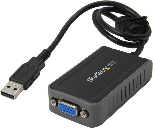 StarTech.com Adaptateur vidéo USB 2.0 vers VGA - Carte graphique externe -  M/F - 1440x900 sur