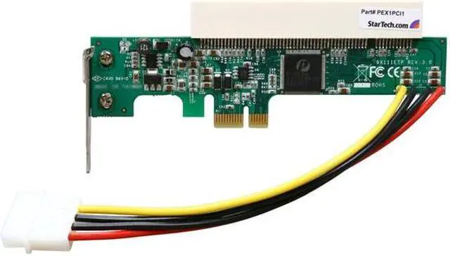 Alt view image 3 of 6 - StarTech.com PCI Express to PCI Adapter Card Model PEX1PCI1