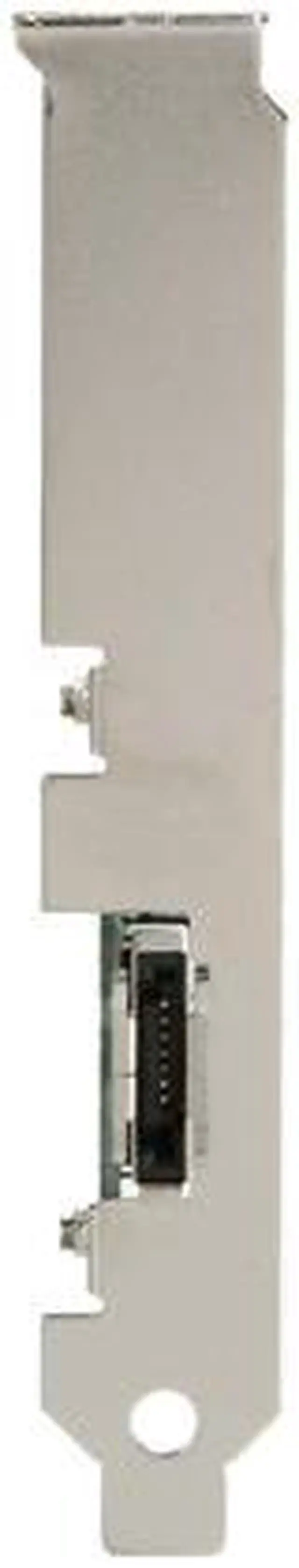 Alt view image 2 of 6 - StarTech.com 1 Port eSATA + 1 Port SATA PCI Controller Card w/ LP Bracket Model PCIESATA2I