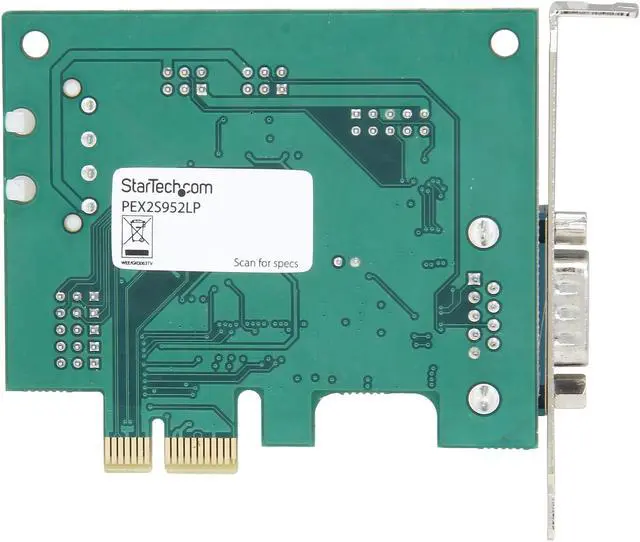 Alt view image 4 of 5 - StarTech.com PEX2S952LP 2 Port Low Profile Native RS232 PCI Express Serial Card with 16950 UART