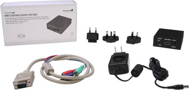 Alt view image 5 of 5 - StarTech.com HDMI2VGA HDMI to VGA Video Converter with Audio