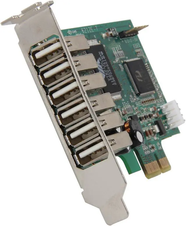 Main image of StarTech.com 7 Port PCI Express Low Profile High Speed USB 2.0 Adapter Card Model PEXUSB7LP