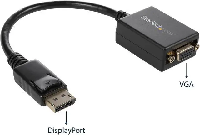 Alt view image 2 of 6 - StarTech.com DP2VGA2 DisplayPort To VGA Adapter - Active - 1080p - DP to VGA Adapter