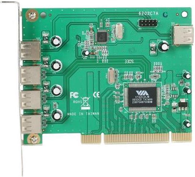 Alt view image 4 of 6 - StarTech.com 7 Port PCI USB Card Adapter Model PCIUSB7