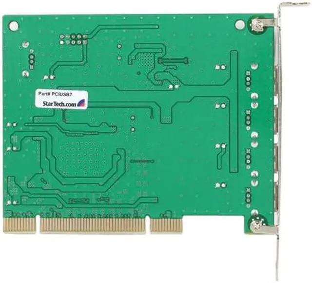 Alt view image 5 of 6 - StarTech.com 7 Port PCI USB Card Adapter Model PCIUSB7