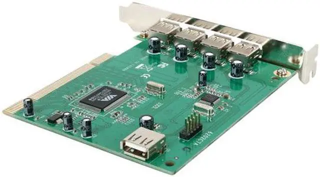 Alt view image 6 of 6 - StarTech.com 7 Port PCI USB Card Adapter Model PCIUSB7