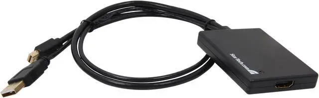 Alt view image 2 of 3 - StarTech.com MDP2HDMIUSBA Mini DisplayPort to HDMI Adapter with USB Audio