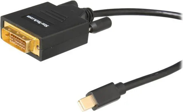Alt view image 5 of 7 - StarTech.com MDP2DVIMM6 6 ft Mini DisplayPort to DVI Cable - M/M - MDP to DVI Cable - MiniDP to DVI - Mini DP to DVI Converter