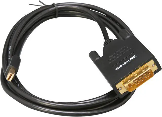 Alt view image 6 of 7 - StarTech.com MDP2DVIMM6 6 ft Mini DisplayPort to DVI Cable - M/M - MDP to DVI Cable - MiniDP to DVI - Mini DP to DVI Converter