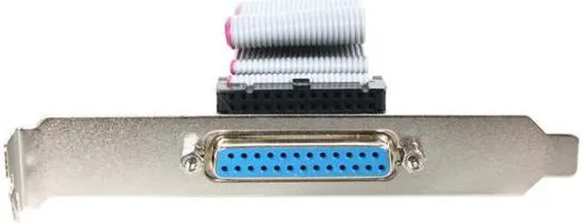 Alt view image 2 of 3 - StarTech.com 16-Inch DB25 Parallel Female to IDC 25-Pin Header Slot Plate (PLATE25F16)