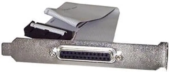 Alt view image 3 of 3 - StarTech.com 16-Inch DB25 Parallel Female to IDC 25-Pin Header Slot Plate (PLATE25F16)