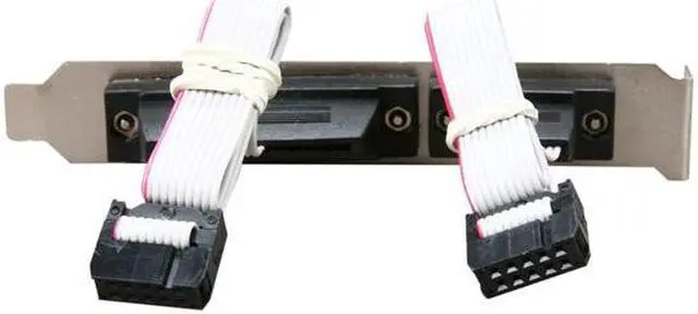 Alt view image 3 of 4 - StarTech.com Serial to 10 Pin IDC Header Slot Plate Adapter Model PLATE9M25MB