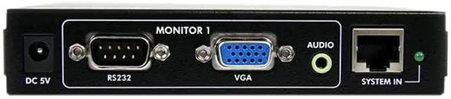 Alt view image 3 of 4 - StarTech.com VGA over Cat5 Digital Signage Receiver with RS232 & Audio DSRXL