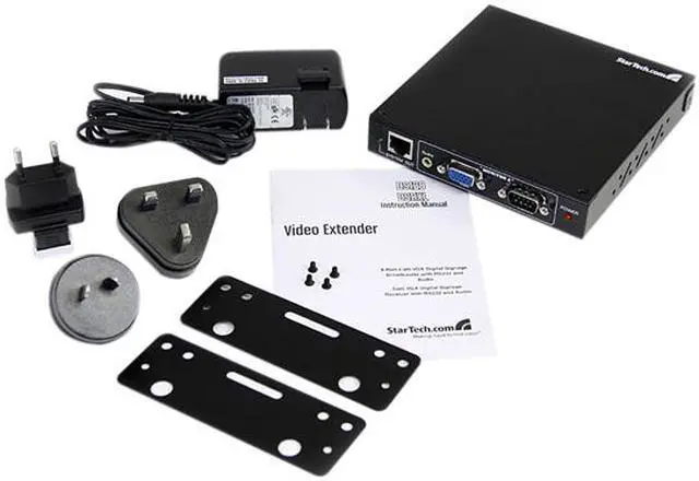 Alt view image 4 of 4 - StarTech.com VGA over Cat5 Digital Signage Receiver with RS232 & Audio DSRXL