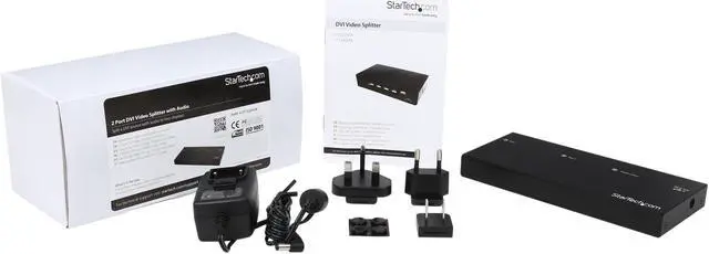 Alt view image 6 of 6 - StarTech.com ST122DVIA 2 Port DVI Video Splitter with Audio