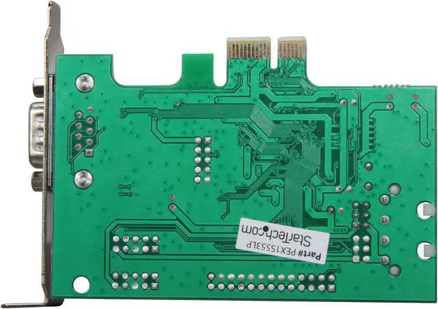 Alt view image 5 of 6 - StarTech.com Low Profile Native RS232 PCI Express Serial Card with 16550 UART Model PEX1S553LP
