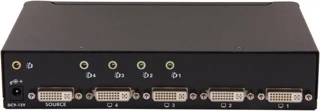 Alt view image 3 of 4 - StarTech.com 4 Port DVI Video Splitter with Audio ST124DVIA