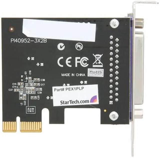 Alt view image 4 of 5 - StarTech.com PEX1PLP 1 Port PCI Express Low Profile Parallel Adapter Card - SPP/EPP/ECP