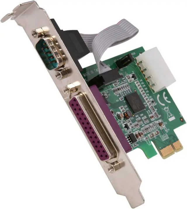Main image of StarTech.com 1S1P Native PCI Express Parallel Serial Combo Card with 16950 UART Model PEX1S1P952