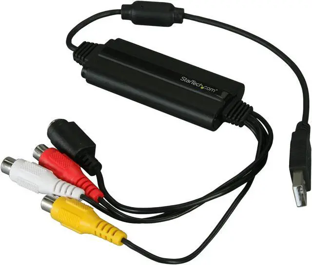 Main image of StarTech.com SVID2USB23 S-Video / Composite to USB Video Capture Cable Adapter w/ TWAIN and Mac Support - VHS to USB Composite Svideo