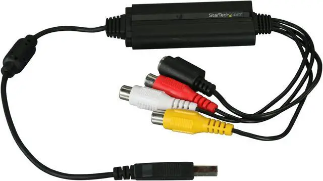 Alt view image 2 of 6 - StarTech.com SVID2USB23 S-Video / Composite to USB Video Capture Cable Adapter w/ TWAIN and Mac Support - VHS to USB Composite Svideo