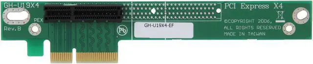 Main image of StarTech.com PCI Express Riser Card - x4 Left Slot Adapter for 1U Servers Model PEX4RISER