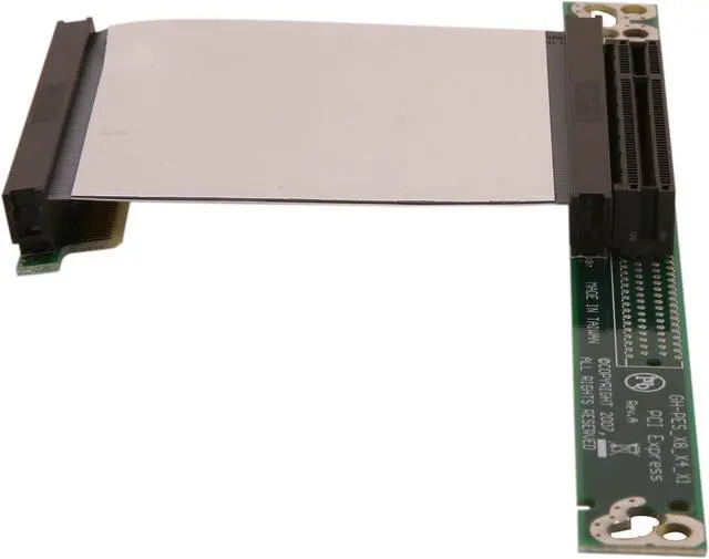 Alt view image 3 of 5 - StarTech.com PCI Express Riser Card x8 Left Slot Adapter 1U with Flexible Cable Model PEX8RISERF