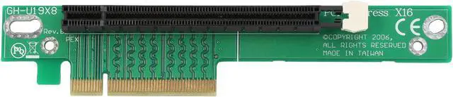 Alt view image 3 of 5 - StarTech.com PCI Express Riser Card x8 to x16 Left Slot Adapter for 1U Servers (PEX8TO16R)