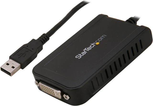 Main image of StarTech.com USB2DVIE3 USB to DVI External Video Card Multi Monitor Adapter - USB to DVI Adapter - USB 2.0 DVI Converter - 1920x1200
