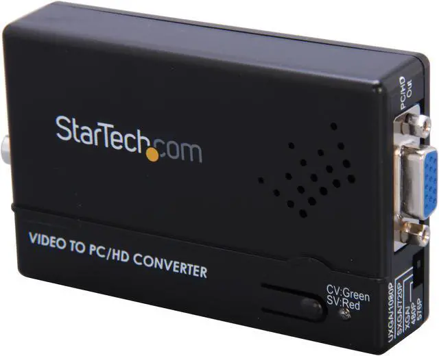 Main image of StarTech.com VID2VGATV2 Composite and S-Video to VGA Video Scan Converter
