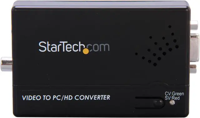 Alt view image 2 of 7 - StarTech.com VID2VGATV2 Composite and S-Video to VGA Video Scan Converter