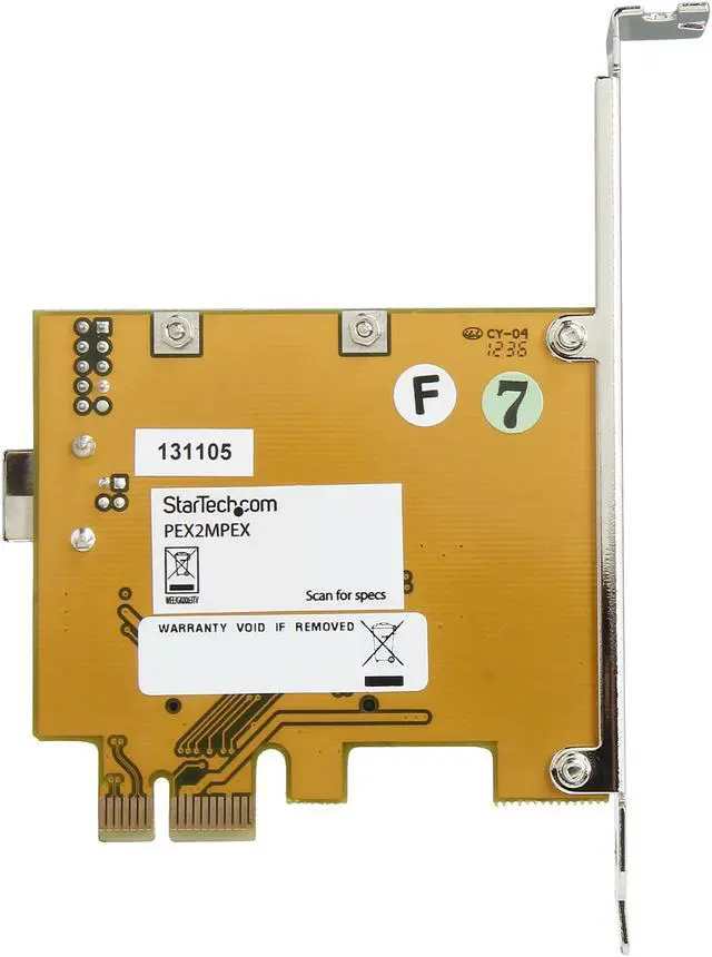 Alt view image 5 of 6 - StarTech.com PCI Express to Mini PCI Express Card Adapter (PEX2MPEX)