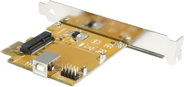 Alt view image 6 of 6 - StarTech.com PCI Express to Mini PCI Express Card Adapter (PEX2MPEX)