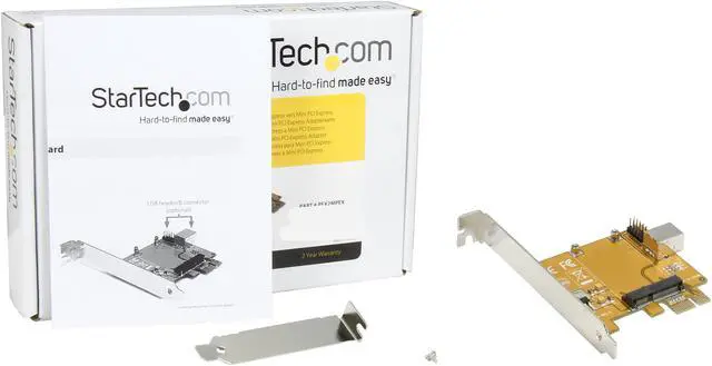 Alt view image 7 of 6 - StarTech.com PCI Express to Mini PCI Express Card Adapter (PEX2MPEX)