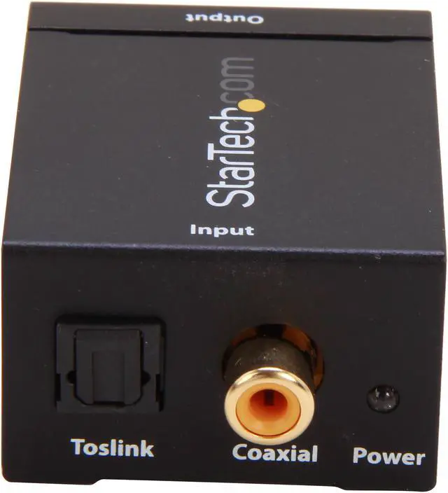Alt view image 5 of 6 - StarTech.com SPDIF2AA SPDIF Digital Coaxial or Toslink to Stereo RCA Audio Converter