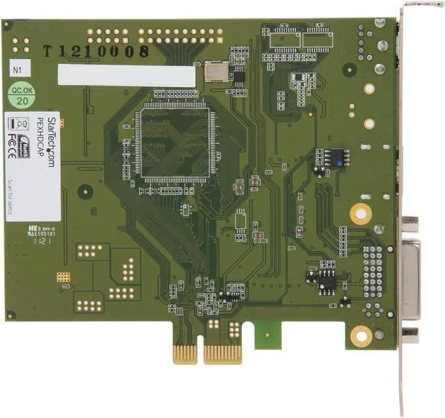 Alt view image 4 of 5 - StarTech.com PEXHDCAP PCI Express HD Video Capture Card 1080p - HDMI / DVI / VGA/ Component