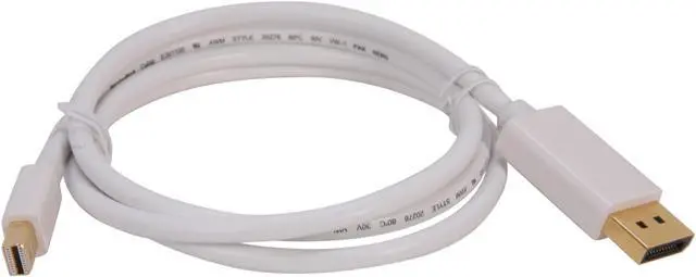 Alt view image 2 of 3 - StarTech.com Model MDP2DPMM1MW Mini DisplayPort to DisplayPort Adapter Cable Male to Male