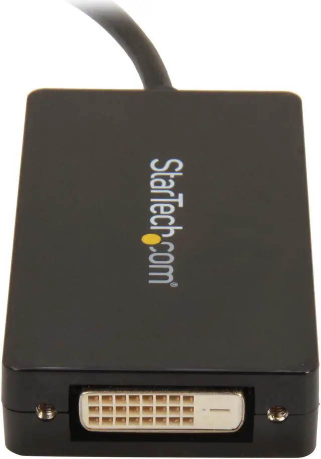 Alt view image 3 of 5 - StarTech MDP2DPDVHD Travel A/V adapter - 3-in-1 Mini DisplayPort to DisplayPort DVI or HDMI converter